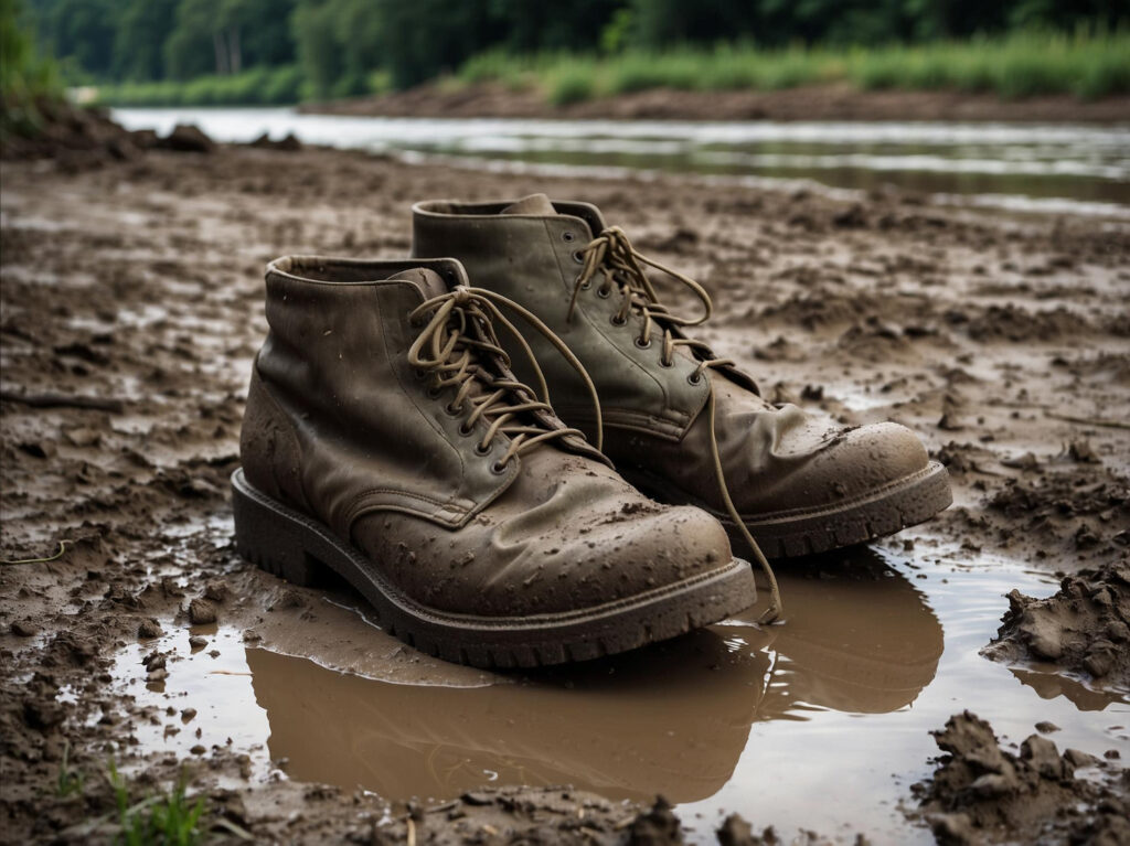 Zablácené boty